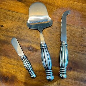 Boston Warehouse classic cheese knife set